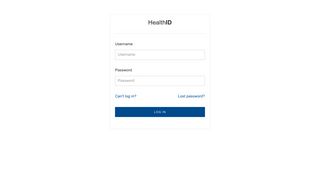 Discovery | HealthID - Login