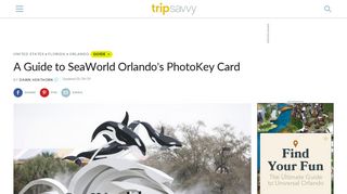 SeaWorld Orlando PhotoKey FAQs - TripSavvy