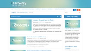 My Admin | Discovery Education