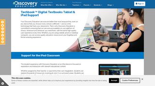 Support for Tablets and iPads - Discovery Education