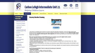 Curriculum and Instruction / Discovery Education Streaming