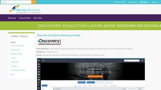 Discovery Education Learn More - Surrey Schools