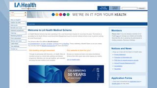LA Health Medical Scheme: Home