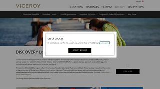DISCOVERY Loyalty Program | Viceroy Hotels and Resorts