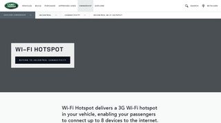 InControl | Wi-Fi Hotspot - Land Rover