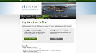 Pay Your Rent Online - Discovery Investments, Inc.