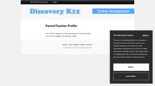 Parent/Teacher Profile | Discovery K12