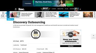Discovery Outsourcing - Greenwood Village, CO - Inc.