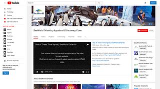 SeaWorld Orlando, Aquatica & Discovery Cove - YouTube