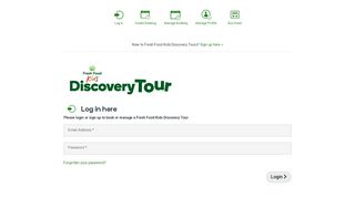 Log in - Woolworths Fresh Food Kids Discovery Tours