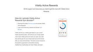 Vitality Active Rewards - Netcare Medical Scheme