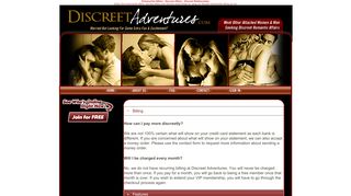 FAQ - Discreet Extramarital Affairs