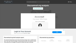 Discreet Mail. DiscreetMail - FreeTemplateSpot