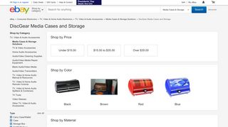 DiscGear Media Cases and Storage | eBay