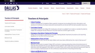 Teachers & Principals - Dallas ISD