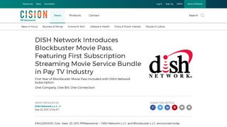 DISH Network Introduces Blockbuster Movie Pass, Featuring First ...