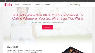 Watch DVR Content Online using a Phone, Computer or Tablet | DISH