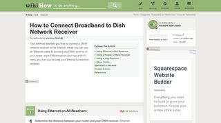 4 Ways to Connect Broadband to Dish Network Receiver - wikiHow