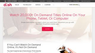 Watch On Demand Online using a Phone, Computer or Tablet | DISH