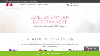 DISH TV & Streaming Sticks | Roku, Fire TV Stick, & Chromecast