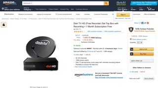 Dish TV HD Set Top Box with Recording + 1 Month: Amazon.in ...
