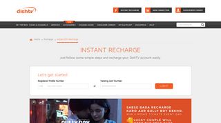 DTH TV Recharge | Online DTH Recharge | D2H Online ... - DishTV