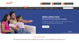 DishTV: DTH(Direct To Home) Service Provider India, HD/SD Set Top ...