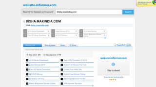 disha.maxindia.com at Website Informer. Visit Disha Maxindia.