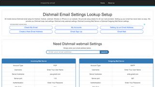 Dishmail Email Settings | Dishmail Webmail | dishmail.net Email