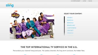 Stream Live International TV Channels Online | Sling