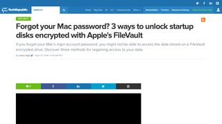 Forgot your Mac password? 3 ways to unlock startup disks ...