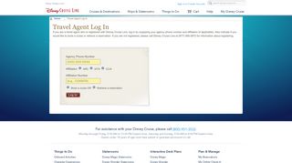 Travel Agent Login - Disney Cruise Line - Go.com