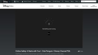 Online Safety: It Starts with You! - Club Penguin / Disney Channel PSA ...