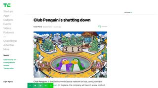 Club Penguin is shutting down | TechCrunch