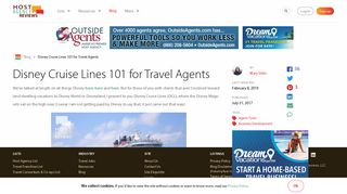 Disney Cruise Lines 101 for Travel Agents - Host Agency Reviews