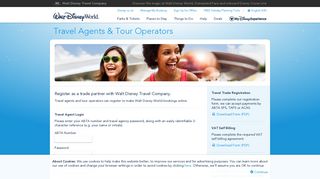 Travel Agents & Tour Operators - Walt Disney Travel Company