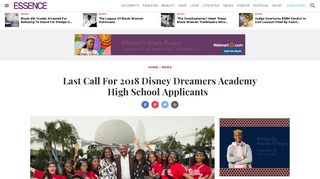Apply For The 2018 Disney Dreamers Academy With Steve Harvey ...