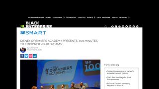 Disney Dreamers Academy Presents “100 Minutes To Empower Your ...