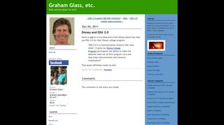 Graham Glass, etc.: Disney and EDU 2.0
