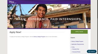 Apply Now Open – Disney Internships & Programs Blog