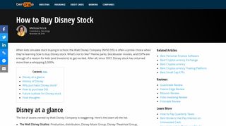 How to Buy Disney Stock & Where to Buy It • Benzinga