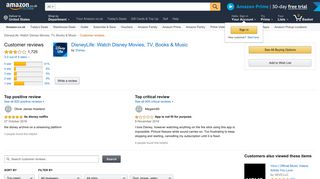 Amazon.co.uk:Customer reviews: DisneyLife: Watch Disney Movies ...
