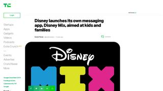 Disney launches its own messaging app, Disney Mix, aimed at kids ...