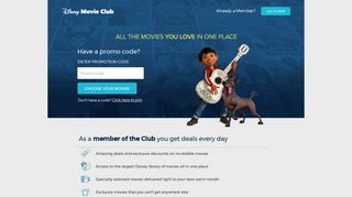 Join the Disney Movie Club | JoinDMC.com