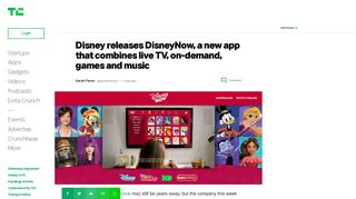Disney releases DisneyNow, a new app that combines live TV, on ...