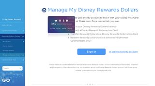 Disney Rewards Account Sign-In | Disney® Credit Cards