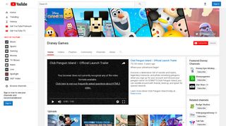 Disney Games - YouTube