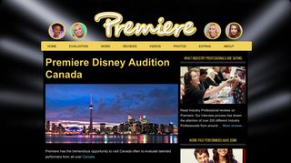 Premiere Disney Audition Canada - Premiere