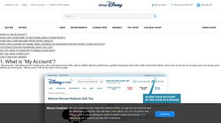 My Disney Account - Disney Store