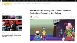 Five Years After Disney Shut It Down, Toontown Online Gets - Kotaku